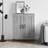 vidaXL Grey Sonoma Engineered Wood Sideboard 69.5x75cm