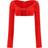 Jacquemus Red 'La Maille Pralù' Cardigan 470 Red FR