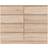 SECONIQUE Malvern 8 Sonoma Oak/Brown Chest of Drawer 122x100cm