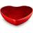 Le Creuset L'Amour Heart Collection Cerise 2.9L Heart Serving Bowl