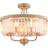 Loops Round Rose Ceiling Flush Light