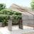vidaXL Barbord Med Glasplade 145x80x110 cm Polyrattan Grå Barborde