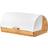 Zeller Bin Metal White 39 x 27 x 19 cm Bread Box