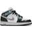 NIKE Air Jordan 1 Mid SE Take Flight GS - White/Bright Crimson/Blue Hero