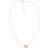 Tommy Hilfiger Braided Leather And Stainless Steel Necklace BROWN One