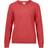 Vila Ril Round Neck Knitted Pullover - Barbados Cherry