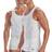 adidas Active Flex Cotton 3 Stripes Tank Top - White