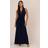 Adrianna Papell Adrianna Papell Jersey Tuxedo Maxi Dress, Midnight