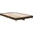 vidaXL Bed Frame Smoked Oak 20cm Sängram 120x190cm