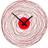 Premier Housewares Red Swirl Wall Clock