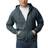 Gildan Men's Fleece Zip Hoodie Sweatshirt - Dark Heather