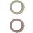 Filibabba Bitring i silikon 2-pack Warm Grey Oil Green