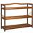 Homcom 3-Tier Brown Shoe Rack 74x62cm