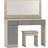 SECONIQUE Nevada Vanity Set Grey Dressing Table 40x108cm