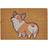Premier Housewares Corgi Door Mat Natural