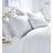 Rapport Belle Maison Papillion Luxury Embroidered Butterfly Single Duvet Cover White