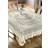 Alan Symonds Monica Lace Traditional Rose Tablecloth White