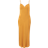 Calvin Klein Slim Midi Slip Dress GOLD