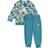 adidas Kid's Essentials Allover Print Jogger Set - Grey One/Semi Lucid Lime/Arctic Fusion /Arctic Night