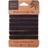 Wild & Stone & Stone Plastic Free Hair Ties Black 6 Pack