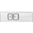 Contura Steel 8090162 Vendbar Bordplade 620 mm