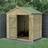 Forest Garden Beckwood 25yr Guarantee Windowless Double Door Timber (Building Area )