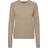 Vero Moda Doffy O-Neck Long Sleeved Knitted Sweater - Brown/Sepia Tint