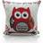 Alan Symonds Toowoo Owls Tapestry Cushion Cover Red