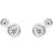 IX Studios Couture Earrings - Silver/Transparent