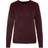 Vero Moda Doffy O-Neck Long Sleeved Knitted Sweater - Lilla/Winetasting