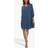 James Lakeland Long Sleeve Navy Wave Hem Dress
