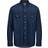 Wrangler 27mw Dark Stone Mand Langærmede Skjorter Regular Fit Denim hos Magasin Denim