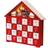 Light Up Wooden Advent Calender Multi