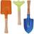 UMKYTOYS 3 Piece Gardening Set Tools for Kids Multicolor