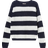 Kids Only Night Sky Cloud dancer Sif Striped Strik Bluse-110/116