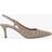 Kurt Geiger London Belgravia Slingback Court Shoes, Natural Beige