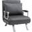 Homcom Portable Grey/Silver Office Chair 80cm