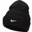 NIKE Kid's Peak Swoosh Beanie - Black/White