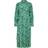 Selected Walda Printed Midi Dress - Absinthe Green