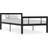 vidaXL Bed Frame Black
