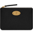 Mulberry Plaque Small Zip Coin Pouch - Black Small Classic Grain