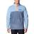 Columbia Men's Steens Mountain Half Snap Fleece Pullover - Jet Stream/Dark Mountain/Summer Peach