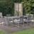 vidaXL 9 Garden Patio Dining Set, 1 Table incl. 8 Chairs