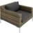 tectake garden furniture Villanova Armchair Mottled Lounge Chair