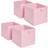 OHS Pack of 4 Plain Folding Cube Storage Box