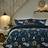 Furn Festive Winter Pines Premium Pyjama Fleece Duvet Cover Blue