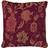 Paoletti Zurich Floral Jacquard Cushion Complete Decoration Pillows Red