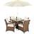 Square, 90 Ultra Stylish Arizona Patio Dining Set