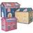 Rice Castle Theme Raffia Curved House for Storage 3-pack