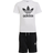 Adidas Adicolor Shorts & Tee Set - White/Black (HK2968)